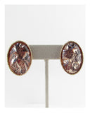 Faux stone Clip on earrings