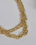 Layered Multiple Link Chain Necklace