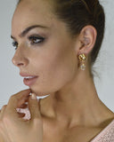 Textured Metallic Drop Earrings id.31571