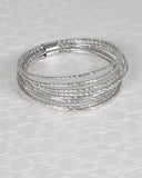 Textured 10 PC bracelet