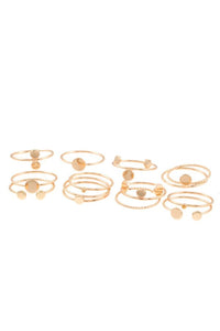 Ladies fashion multi ring set