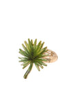 Spike leaf stretch ring