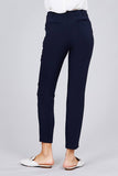 Ladies fashion plus size seam side pocket classic long pants