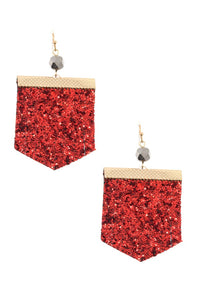 Sequin fashion earring