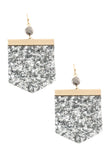 Sequin fashion earring