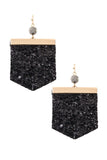 Sequin fashion earring