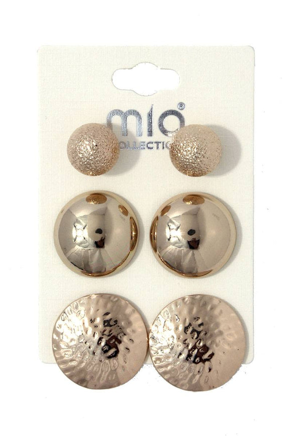 Metal earring set