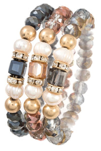 Mix bead bracelet set
