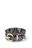 Snake pattern bracelet